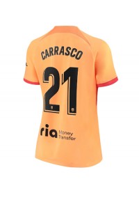 Fotbalové Dres Atletico Madrid Yannick Carrasco #21 Dámské Třetí Oblečení 2022-23 Krátký Rukáv